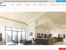 Tablet Screenshot of bodystyle-trier.de